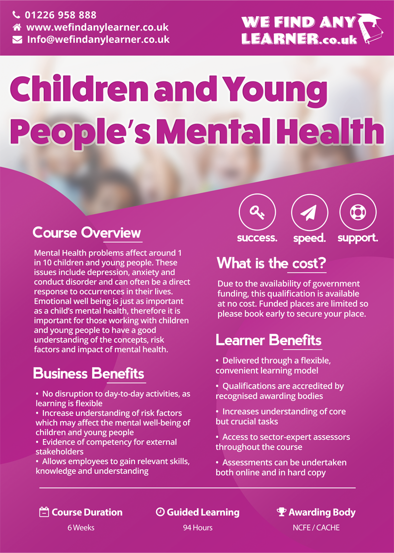 Support Children and Young Peoples Health and